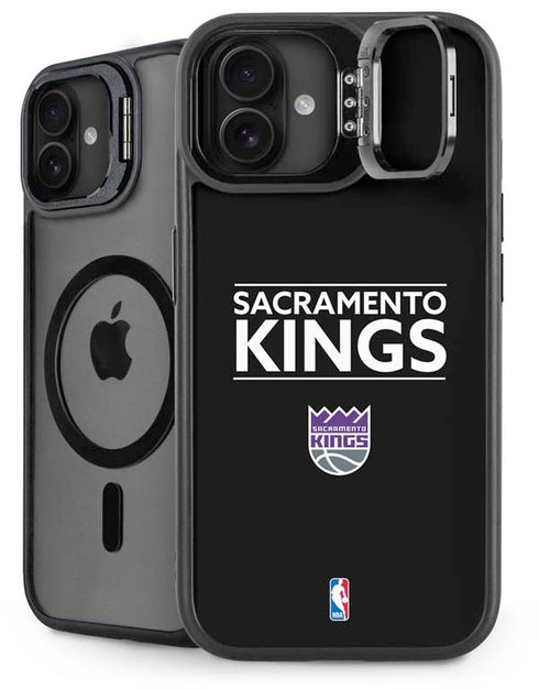 NBA Sacramento Kings Standard - Black iPhone 16 Plus Kickstand Case