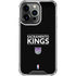 NBA Sacramento Kings Standard - Black iPhone 16 Pro Clear Case