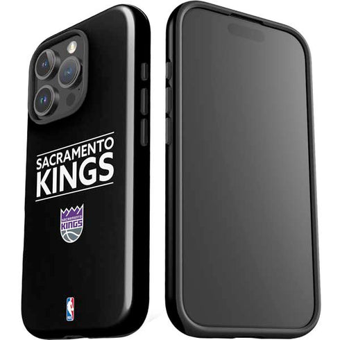 NBA Sacramento Kings Standard - Black iPhone 16 Pro Impact Case