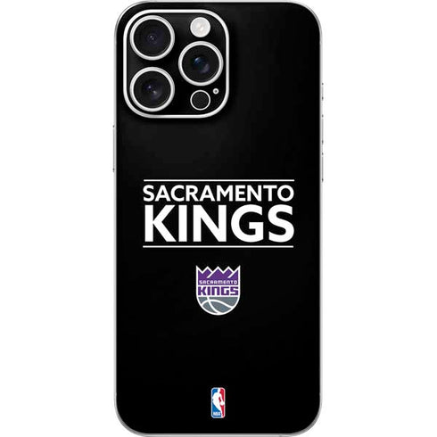NBA Sacramento Kings Standard - Black iPhone 16 Pro Max Skin