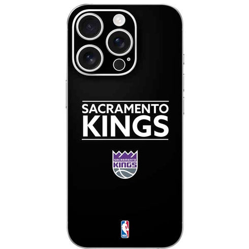 NBA Sacramento Kings Standard - Black iPhone 16 Pro Skin