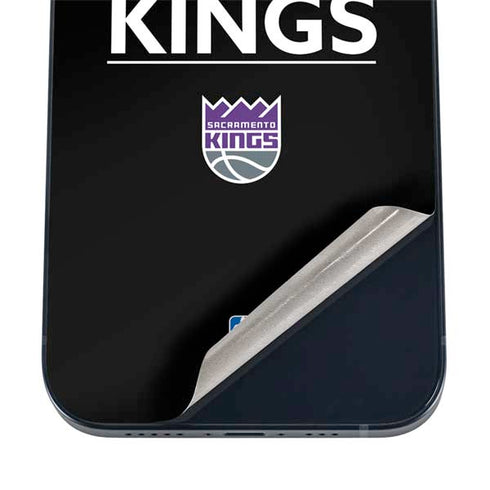 NBA Sacramento Kings Standard - Black iPhone 16 Skin