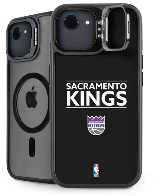 NBA Sacramento Kings Standard - Black iPhone 16e Kickstand Case