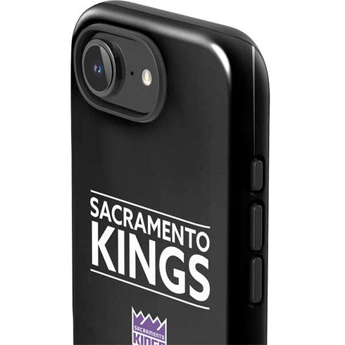 NBA Sacramento Kings Standard - Black iPhone 16e Impact Case
