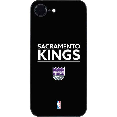 NBA Sacramento Kings Standard - Black iPhone 16e Skin