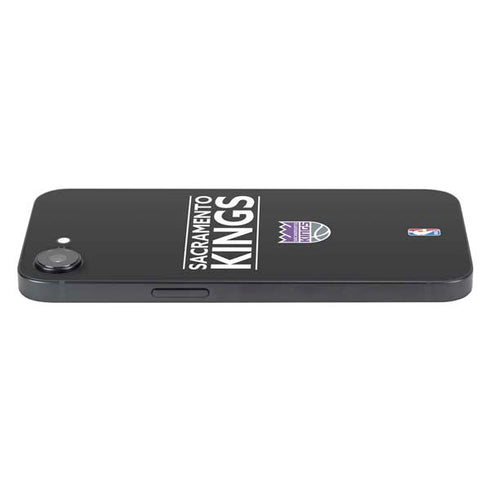 NBA Sacramento Kings Standard - Black iPhone 16e Skin