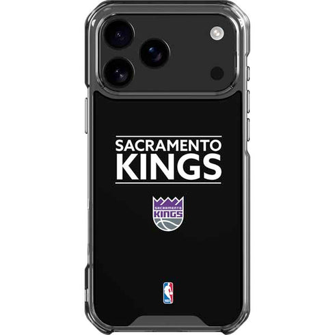 NBA Sacramento Kings Standard - Black iPhone 18 Pro Max Clear Case