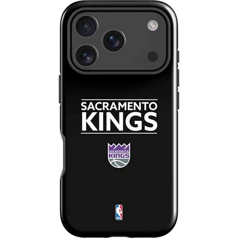 NBA Sacramento Kings Standard - Black iPhone 18 Pro Max Impact Case