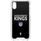NBA Sacramento Kings Standard - Black iPhone XS Clear Case