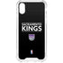 NBA Sacramento Kings Standard - Black iPhone XS Clear Case