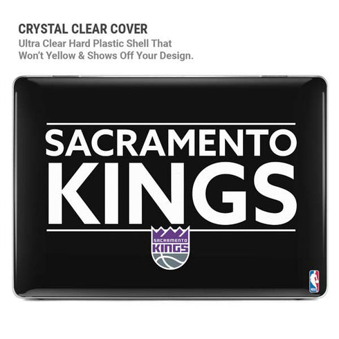 NBA Sacramento Kings Standard - Black MacBook Pro 14in (2021-24) Case plus Skin