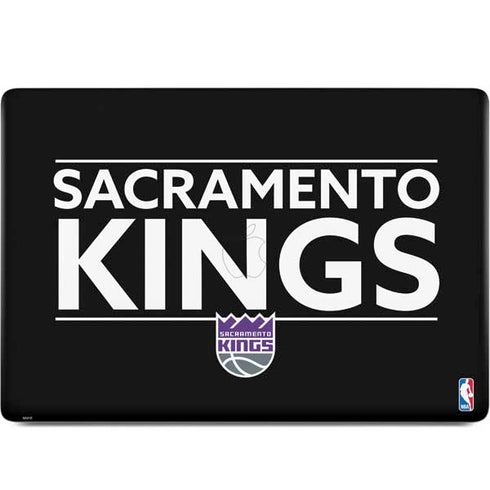 NBA Sacramento Kings Standard - Black MacBook Skins