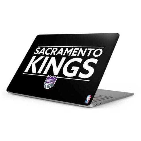 NBA Sacramento Kings Standard - Black Apple MacBook Pro 16-inch Skin