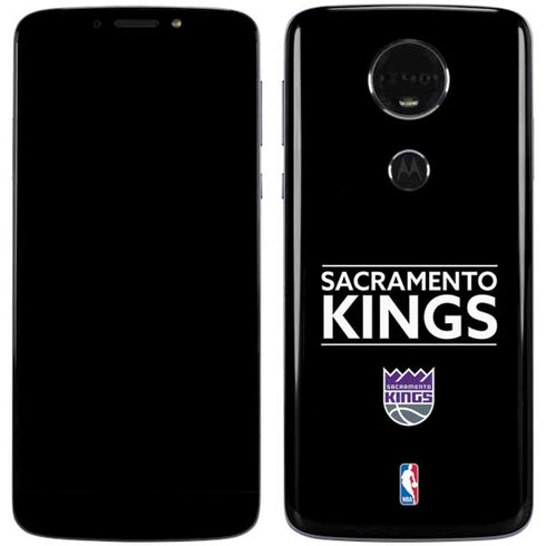 NBA Sacramento Kings Standard - Black Moto E5 Plus Skin