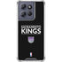 NBA Sacramento Kings Standard - Black Moto G 5G (2025) Clear Case