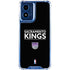 NBA Sacramento Kings Standard - Black Moto G 5G (2024) Clear Case