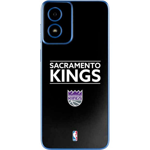 NBA Sacramento Kings Standard - Black Moto G Play 4G (2024) Skin