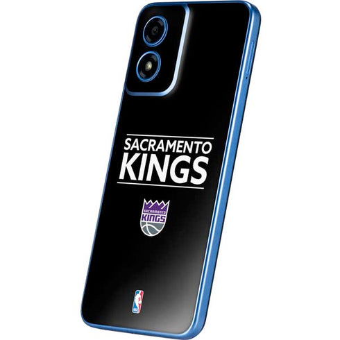NBA Sacramento Kings Standard - Black Moto G Play 4G (2024) Skin