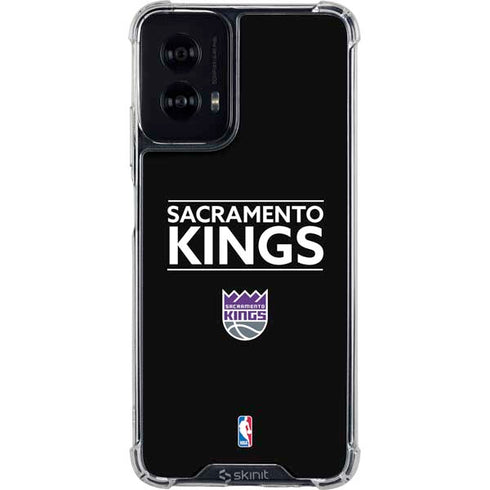 NBA Sacramento Kings Standard - Black Moto G Power 5G (2024) Clear Case