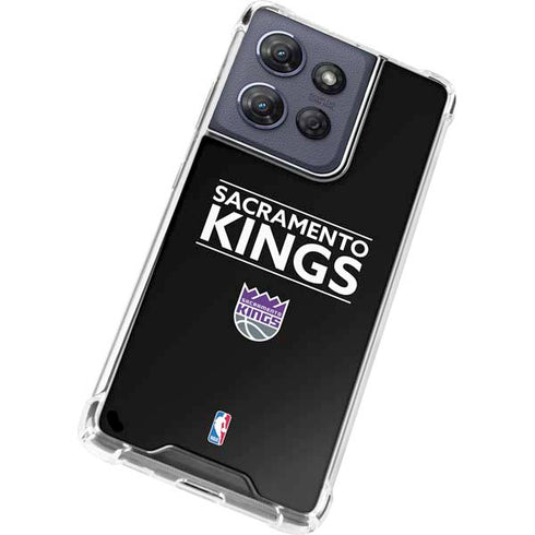 NBA Sacramento Kings Standard - Black Moto G Power 5G (2025) Clear Case