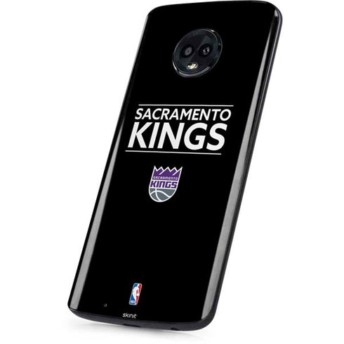 NBA Sacramento Kings Standard - Black Moto G6 Skin