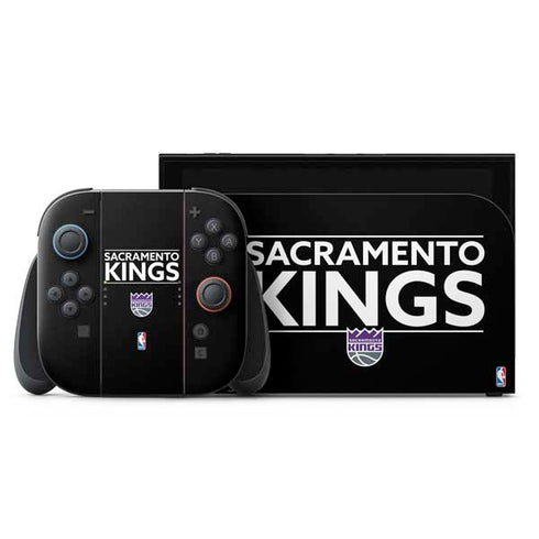 NBA Sacramento Kings Standard - Black Nintendo Switch 2 (2025) with Joy-Con Skin