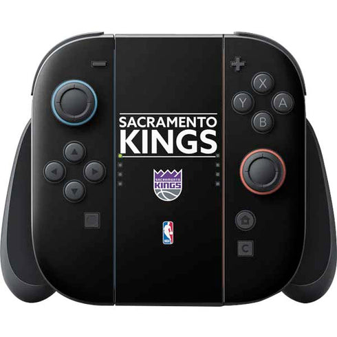 NBA Sacramento Kings Standard - Black Nintendo Switch 2 (2025) Joy-Con Controller Skin