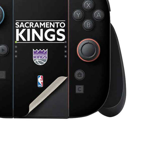 NBA Sacramento Kings Standard - Black Nintendo Switch 2 (2025) Joy-Con Controller Skin