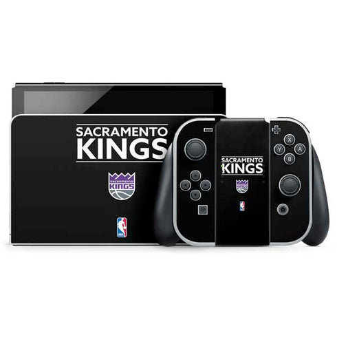 NBA Sacramento Kings Standard - Black Nintendo Skins