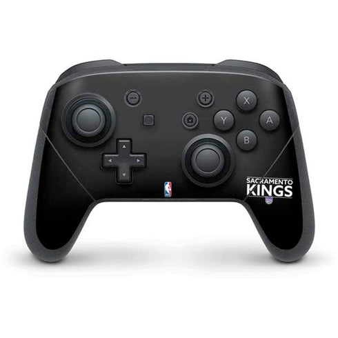 NBA Sacramento Kings Standard - Black Nintendo Switch Pro Controller Skin