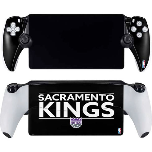 NBA Sacramento Kings Standard - Black PlayStation Portal Remote Player Skin