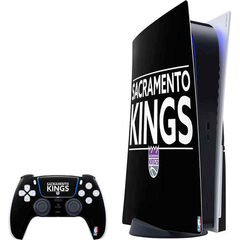 NBA Sacramento Kings Standard - Black PlayStation PS5 Skins