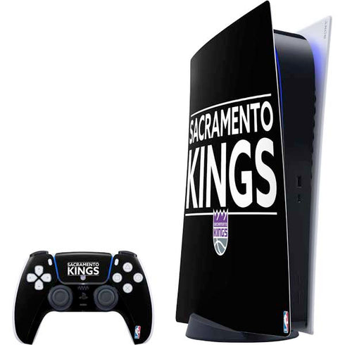 NBA Sacramento Kings Standard - Black PlayStation PS5 Skins