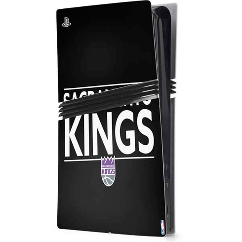 NBA Sacramento Kings Standard - Black PS5 Pro Console Skin