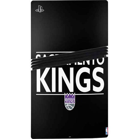 NBA Sacramento Kings Standard - Black PS5 Pro Console Skin