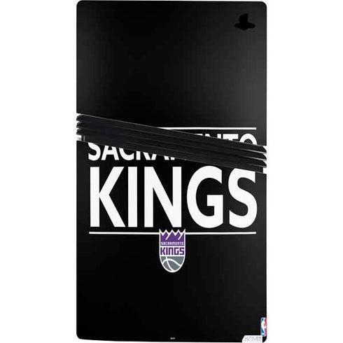NBA Sacramento Kings Standard - Black PS5 Pro Console Skin
