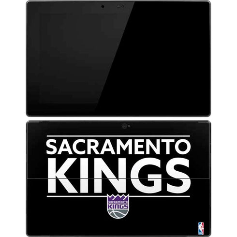 NBA Sacramento Kings Standard - Black Surface Pro Tablet Skin