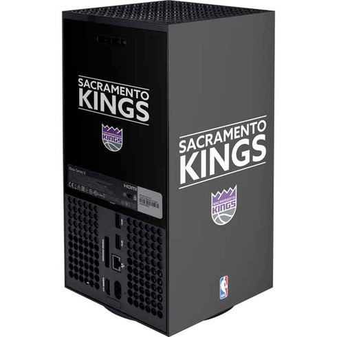 NBA Sacramento Kings Standard - Black XBox Series X Digital Edition Console Skin