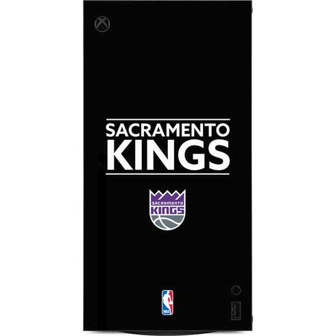 NBA Sacramento Kings Standard - Black XBox Series X Digital Edition Console Skin
