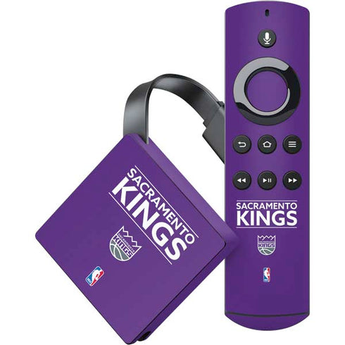 NBA Sacramento Kings Standard - Purple Amazon Fire TV Skin