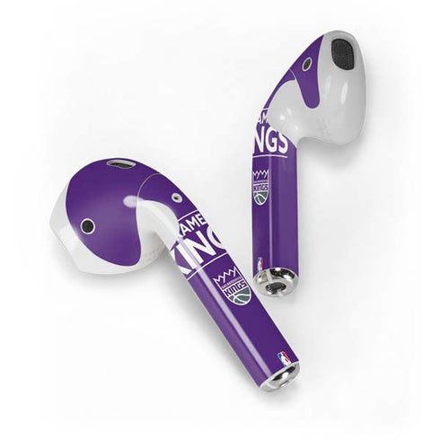 NBA Sacramento Kings Standard - Purple Apple AirPods Skin