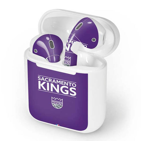 NBA Sacramento Kings Standard - Purple Apple AirPods Skin