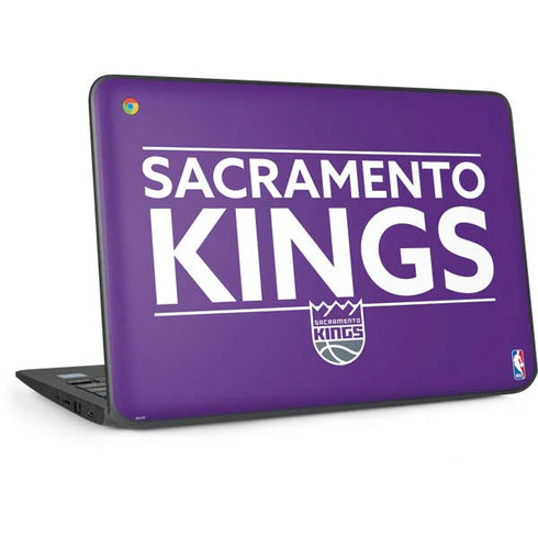 NBA Sacramento Kings Standard - Purple HP Chromebook Skin