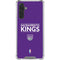 NBA Sacramento Kings Standard - Purple Galaxy A17 Clear Case