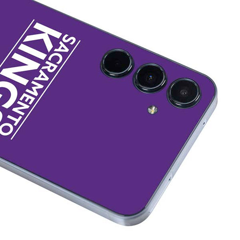 NBA Sacramento Kings Standard - Purple Galaxy A35 5G Skin