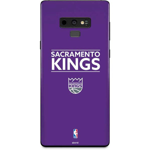 NBA Sacramento Kings Standard - Purple Galaxy Note 9 Skin