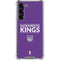 NBA Sacramento Kings Standard - Purple Galaxy S24 FE Clear Case