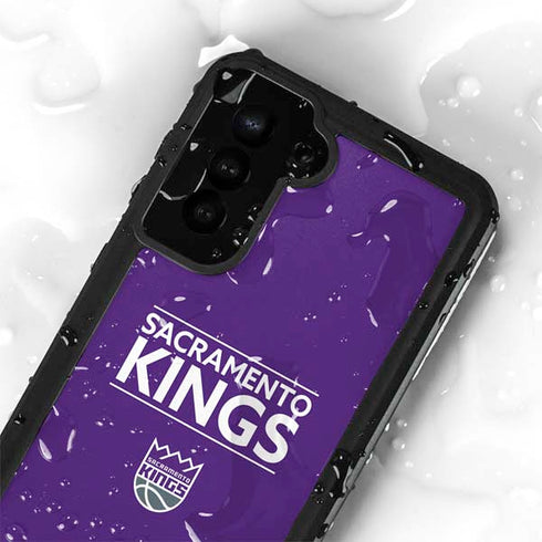 NBA Sacramento Kings Standard - Purple Galaxy S24 Plus Waterproof Case