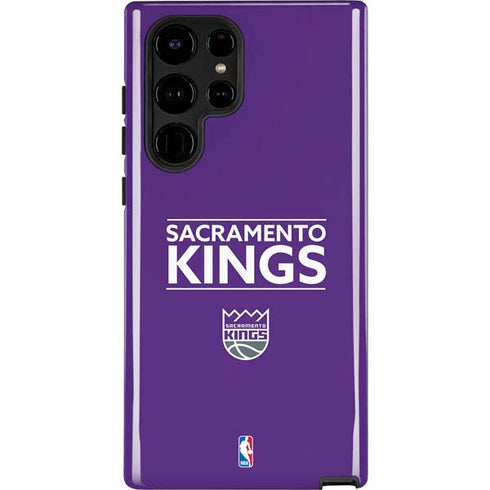 NBA Sacramento Kings Standard - Purple Galaxy S25 Ultra Impact Case