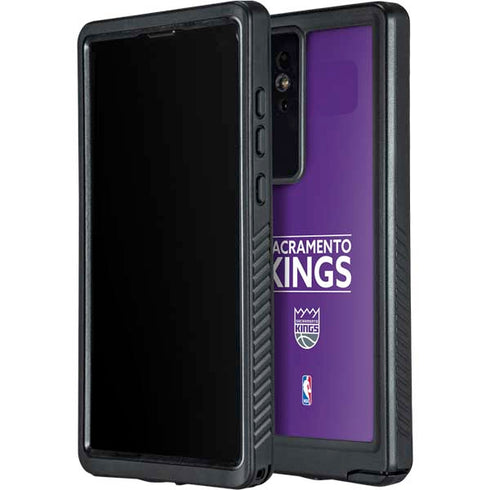NBA Sacramento Kings Standard - Purple Galaxy S24 Ultra Waterproof Case